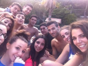 Relax en la piscina