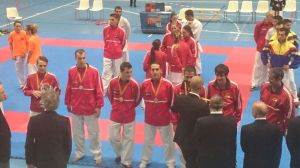 Recibiendo el premio